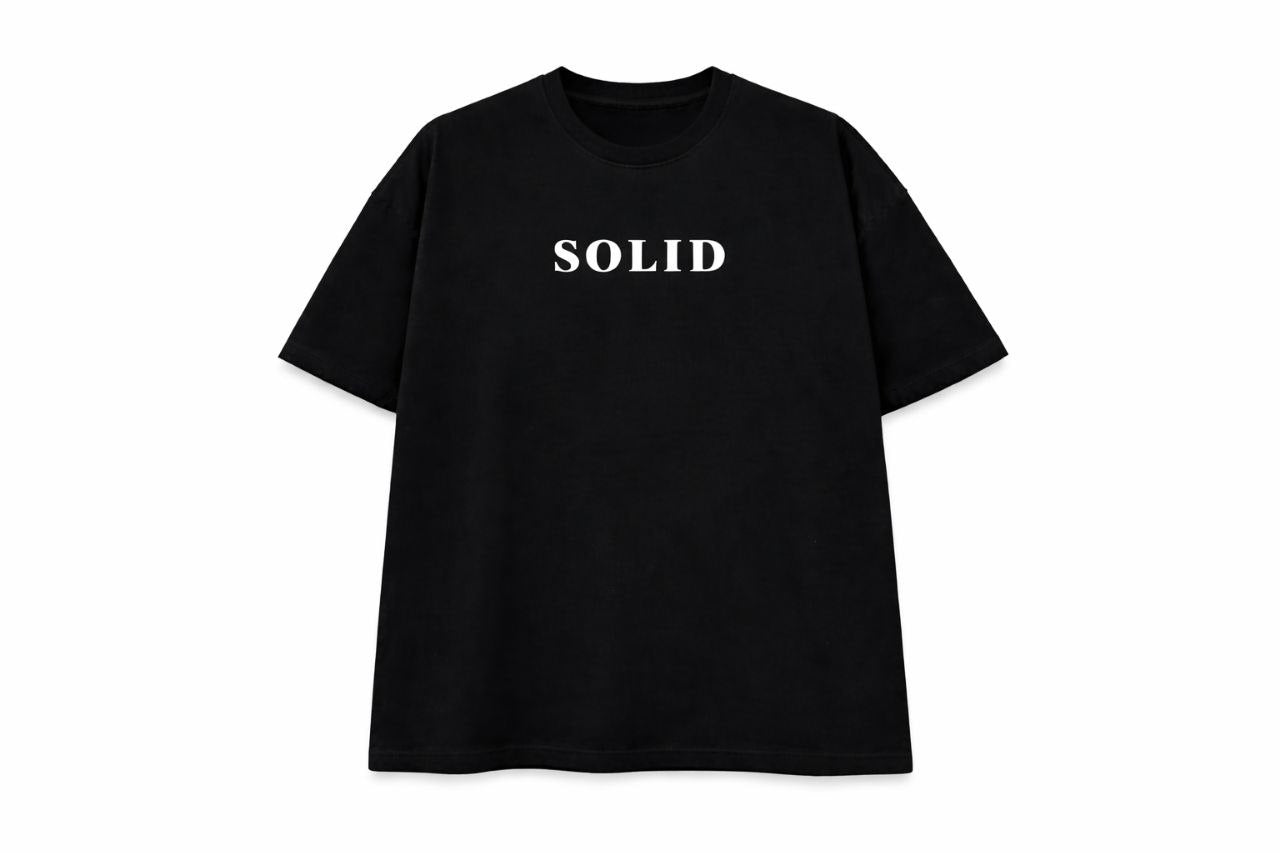 Solid Oversized T-Shirt